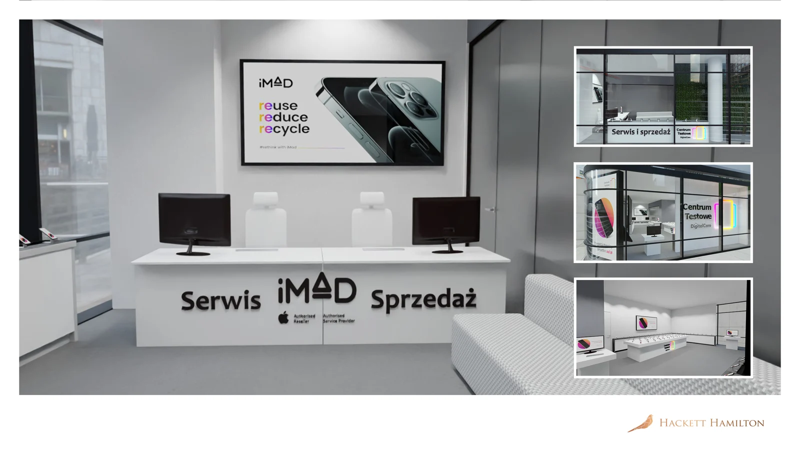 iMad Centrum Testowe — Showroom concept