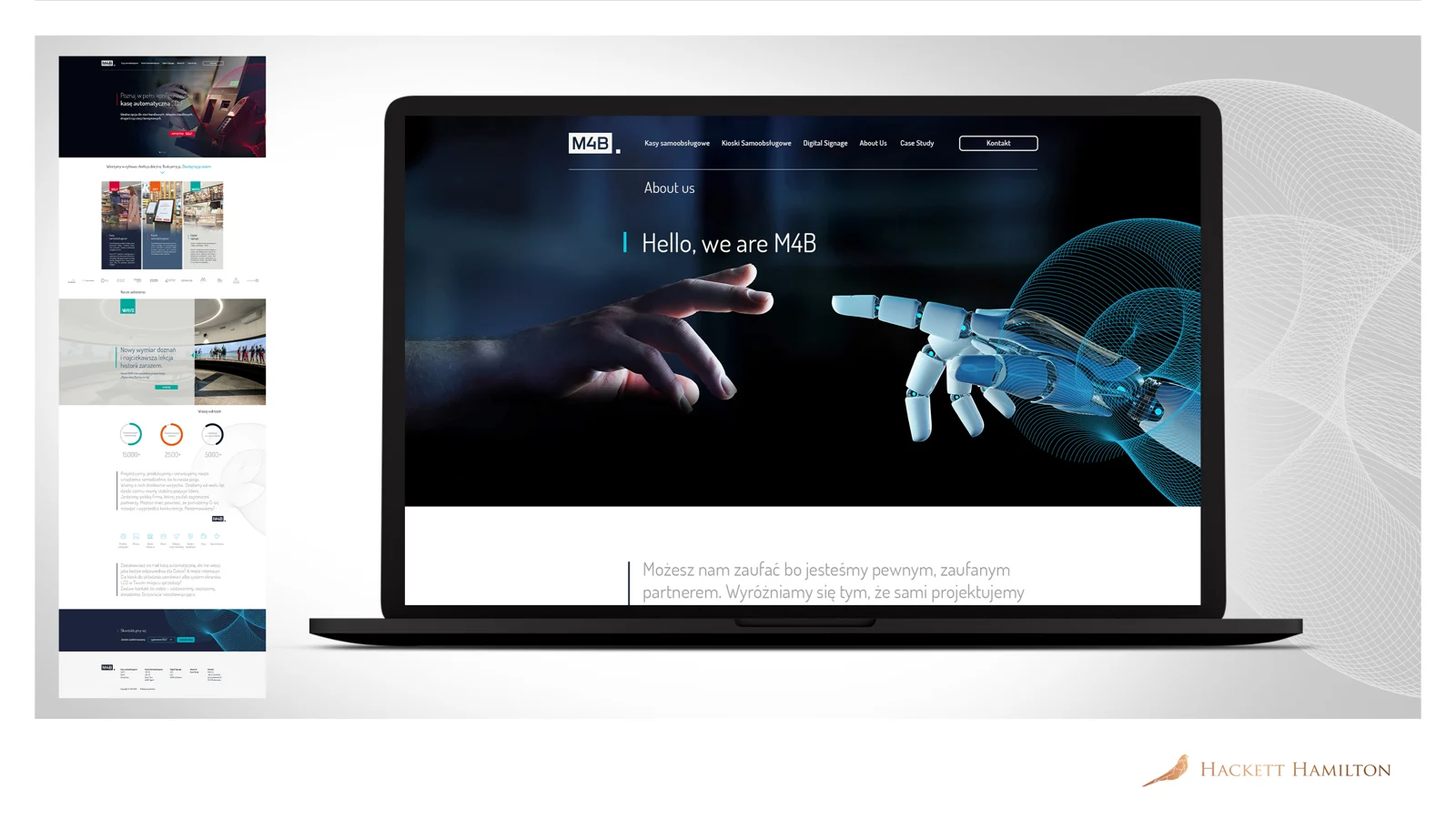 M4B — Brand identity & website